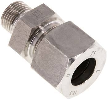 Partbase GE 16 SR 3/8 ES Gerade Schneidringverschr. G 3/8"-16 S (M24x1,5), 1.4571