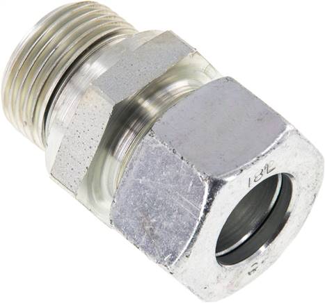 Partbase GE 18 LR 3/4 ED Gerade Schneidringverschr. G 3/4"-18 L (M26x1,5), Stahl verzinkt