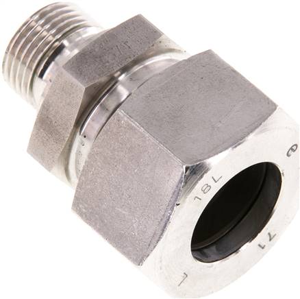 Partbase GE 18 LR 3/8 ES ED Gerade Schneidringverschr. G 3/8"-18 L (M26x1,5), 1.4571
