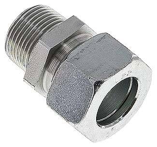 Partbase GE 22 LR KON Gerade Schneidringverschr. R 3/4"-22 L (M30x2), Stahl verzinkt