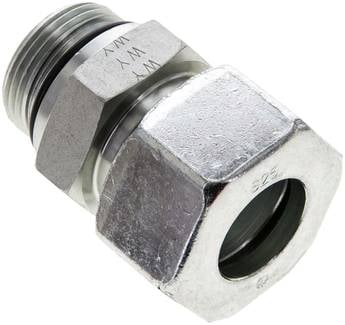 Partbase GE 25 S 15/16 UN Gerade Schneidringverschr. UN 1-5/16"-12-25 S (M36x2), Stahl verzinkt