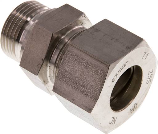 Partbase GE 25 SR NC Gerade Schneidringverschr. G 1"-25 S (M36x2), Klemmring 1.4571 (NC)