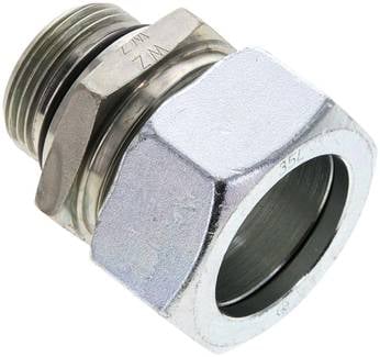 Partbase GE 35 L 15/16 UN Gerade Schneidringverschr. UN 1-5/16"-12-35 L (M45x2), Stahl verzinkt