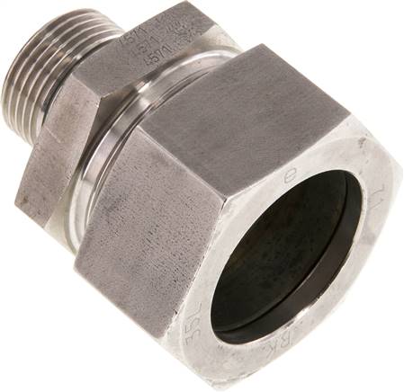 Partbase GE 35 LR 3/4 ES ED Gerade Schneidringverschr. G 3/4"-35 L (M45x2), 1.4571
