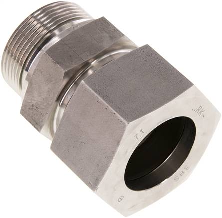 Partbase GE 38 SR ES ED Gerade Schneidringverschr. G 1-1/2"-38 S (M52x2), 1.4571