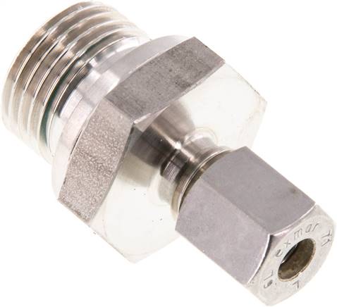 Partbase GE 6 LR 1/2 NC ED Gerade Schneidringverschr. G 1/2"-6 L (M12x1,5), Klemmring 1.4571 (NC)