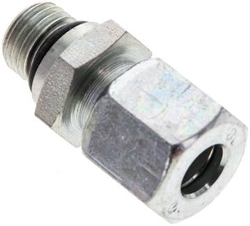 Partbase GE 8 L 7/16 UNF Gerade Schneidringverschr. UNF 7/16"-20-8 L (M14x1,5), Stahl verzinkt