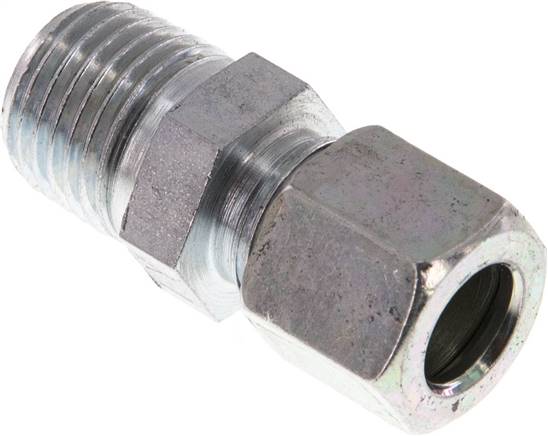 Partbase GE 8 LLR 1/4 Gerade Schneidringverschr. R 1/4"-8 LL (M12x1), Stahl verzinkt