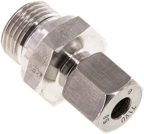 Partbase GE 8 SR 1/2 ES ED Gerade Schneidringverschr. G 1/2"-8 S (M16x1,5), 1.4571