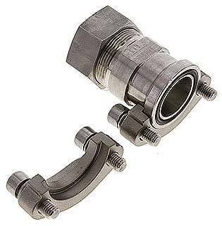 Partbase GFS 3114/35 L-ES Gerade Flanschverschraubung 1-1/4"-SAE (3000 PSI), 35 L (M45x2)