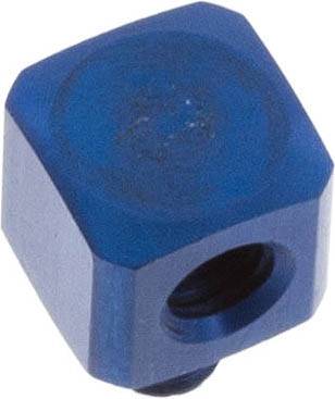 Partbase GL 50 A 90°-Winkel M 5(IG)-M 5(AG), Aluminium