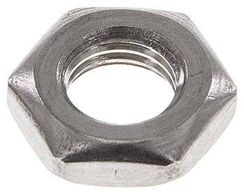 Partbase GM 10125 ES Sechskant-Gegenmutter M 10x1,25, V4A