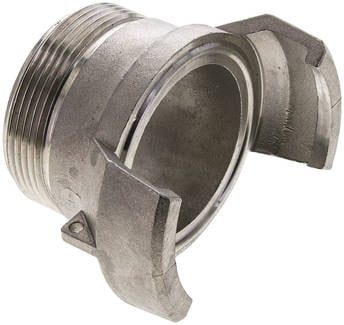 Partbase GMKG 20 ES Guillemin-Kupplung G 2" (AG), Edelstahl, ohne Verriegelung (kann nur mit Kupplung mit Verriegelung k
