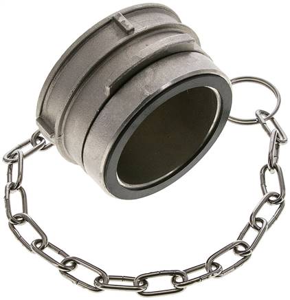 Partbase GMKV 20 V ES Guillemin-Verschluss mit Verriegelung, Edelstahl, 2" (Dichtfäche 68 mm)