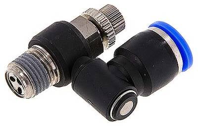 Sang-A GRAIQS 1410 Drosselrückschlagventil R 1/4"-10mm, abluftregelnd