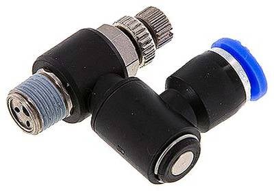 Sang-A GRAIQS 186 Drosselrückschlagventil R 1/8"-6mm, abluftregelnd