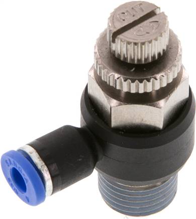 Sang-A GRLAIQS 144 Winkel-Drosselrückschlagventil R 1/4"-4mm,abluftregelnd (Standard)