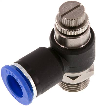 Sang-A GRLAIQS 3812 G Winkel-Drosselrückschlagventil G 3/8"-12mm,abluftregelnd (Standard)