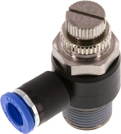 Sang-A GRLAIQS 388 Winkel-Drosselrückschlagventil R 3/8"-8mm,abluftregelnd (Standard)