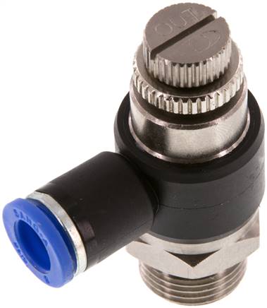 Sang-A GRLAIQS 388 G Winkel-Drosselrückschlagventil G 3/8"-8mm,abluftregelnd (Standard)