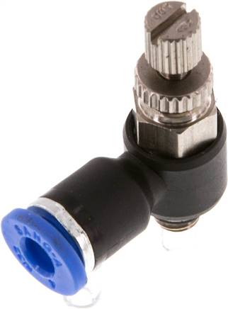 Sang-A GRLAIQS M54 Winkel-Drosselrückschlagventil M 5-4mm,abluftregelnd (Standard)