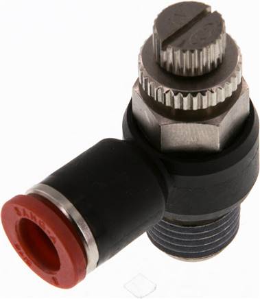 Sang-A GRLBIQS 148 Winkel-Drosselrückschlagventil R 1/4"-8mm,zuluftregelnd