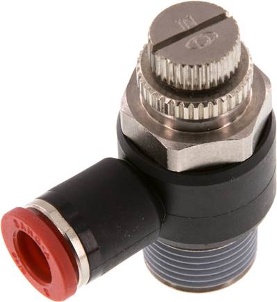 Sang-A GRLBIQS 388 Winkel-Drosselrückschlagventil R 3/8"-8mm,zuluftregelnd