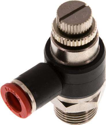 Sang-A GRLBIQS 388 G Winkel-Drosselrückschlagventil G 3/8"-8mm,zuluftregelnd