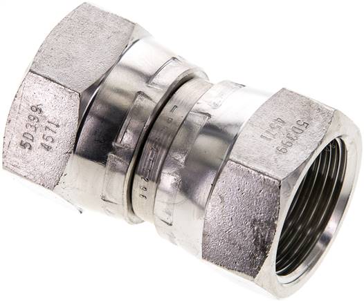 Partbase GV 34 ES Gerader Verbinder 60°-Konus, G 3/4"-G 3/4", 1.4571
