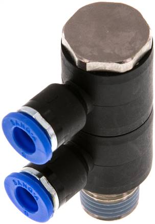 Sang-A IQSLV2 146 Steck-Mehrfachverteiler, 2-fach R 1/4"-6mm, Standard