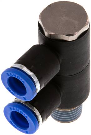 Sang-A IQSLV2 148 Steck-Mehrfachverteiler, 2-fach R 1/4"-8mm, Standard