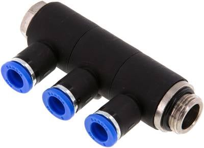Sang-A IQSLV3 388 G Steck-Mehrfachverteiler, 3-fach G 3/8"-8mm, Standard