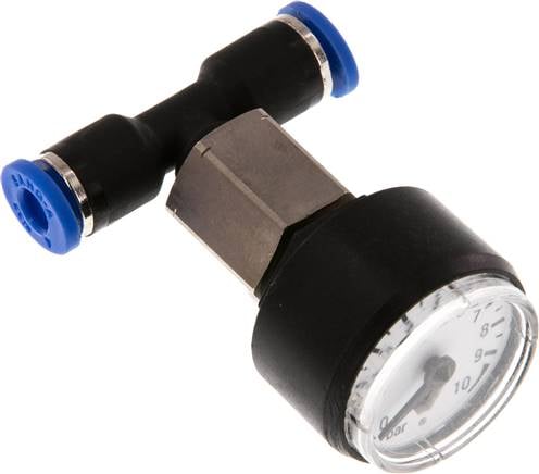 Sang-A IQSMANO 410 Manometer 0 - 10bar, 4mm Schlauch, Standard