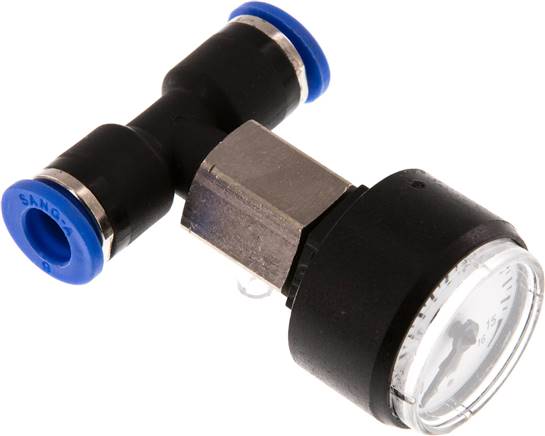 Sang-A IQSMANO 616 Manometer 0 - 16bar, 6mm Schlauch, Standard