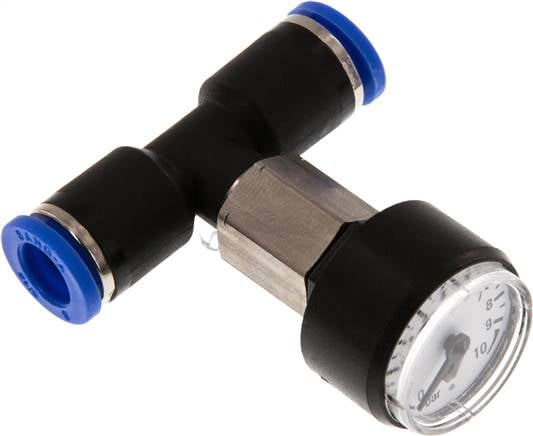 Sang-A IQSMANO 810 Manometer 0 - 10bar, 8mm Schlauch, Standard