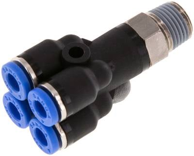 Sang-A IQSQ 184 Steckanschluss-Mehrfachvert. R 1/8"-4mm, Standard