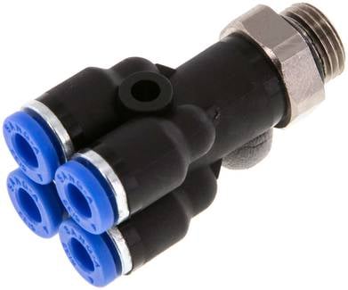 Sang-A IQSQ 184 G Steckanschluss-Mehrfachvert. G 1/8"-4mm, Standard