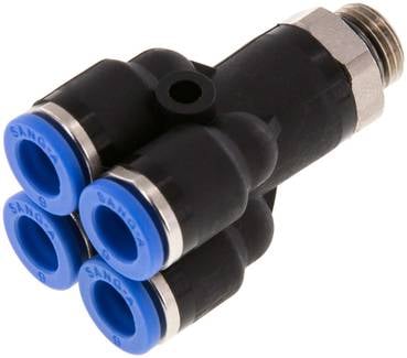 Sang-A IQSQ 186 G Steckanschluss-Mehrfachvert. G 1/8"-6mm, Standard