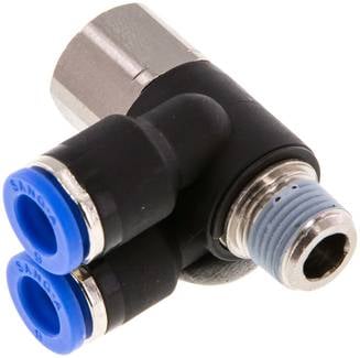 Sang-A IQSYTF 186 Y-Winkel-Steckanschluss, I/A R 1/8"-6mm, Standard