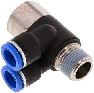 Sang-A IQSYTF 3810 Y-Winkel-Steckanschluss, I/A R 3/8"-10mm, Standard