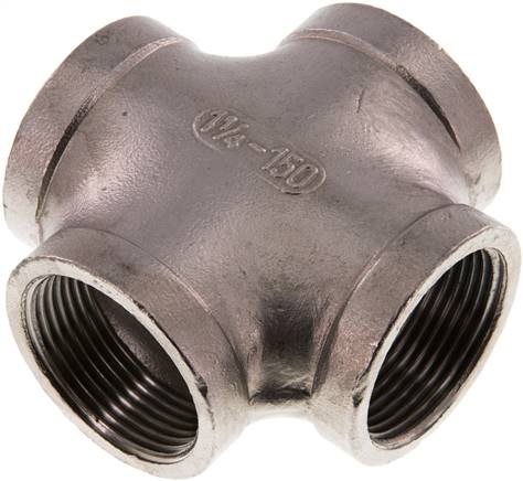 Partbase K 114 ES Kreuzstück Rp 1-1/4" (IG), 1.4408
