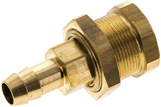 Parker KDAS 9 NW5 BA Abreißkupplungsdose (NW5) 9 (3/8")mm Schlauch, Messing