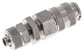 Parker KDKS 6 NW5 ES BA Schott-Kupplungsdose (NW5) 8x6mm Schlauch, Edelstahl