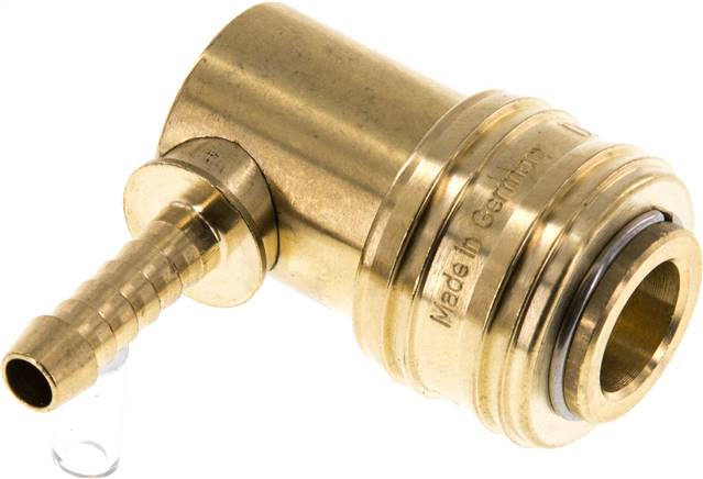 Partbase KDSW 6 NW7 Winkel-Kupplungsdose (NW7,2) 6 (1/4") mm Schlauch, Messing
