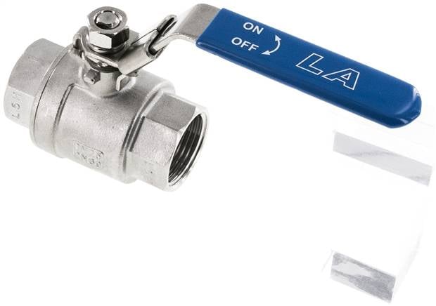 Partbase KH 10 K ES E-40 Edelstahl-Kugelhahn, Eco-Line sehr leicht, G 1", PN40