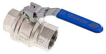 Partbase KH 112 KEY Messing-Kugelhahn, abschließbar, Rp 1-1/2", -0,98 bis 40 bar
