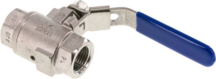 Partbase KH 12 ENTLEER ES Edelstahl-Kugelhahn m. Entlüftungsbohrung G 1/2", PN 16