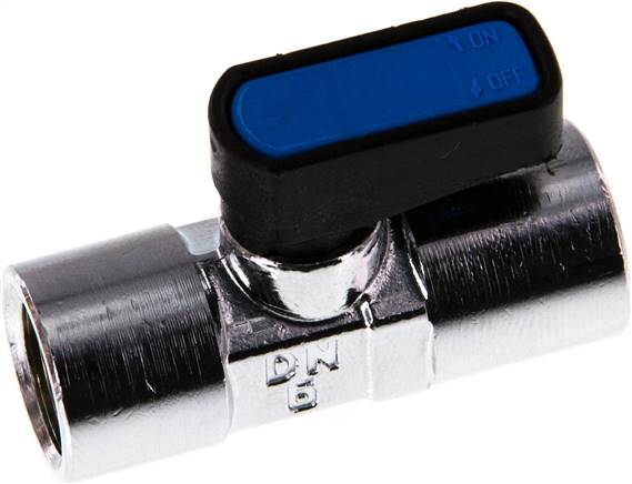Partbase KH 14 MKC Messing-Minikugelhahn Rp 1/4"-Rp 1/4" (IG), PN 20