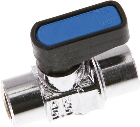 Partbase KH 18 MK ENTLEER Messing-Minikugelhahn mit Entlüftungsbohrung G 1/8", PN 20