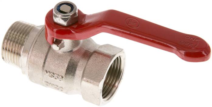Partbase KH 34 B IA E Messing-Kugelhahn, Eco-Line, R 3/4" / Rp 3/4", 0 - 25bar